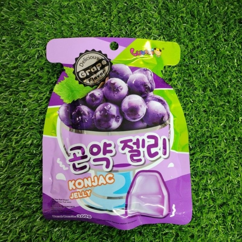 

Permen Konjac Jelly Anggur 200gr