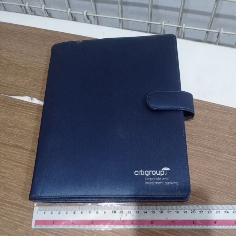 

map mini- blue file keeper - Citigroup -20x25cm