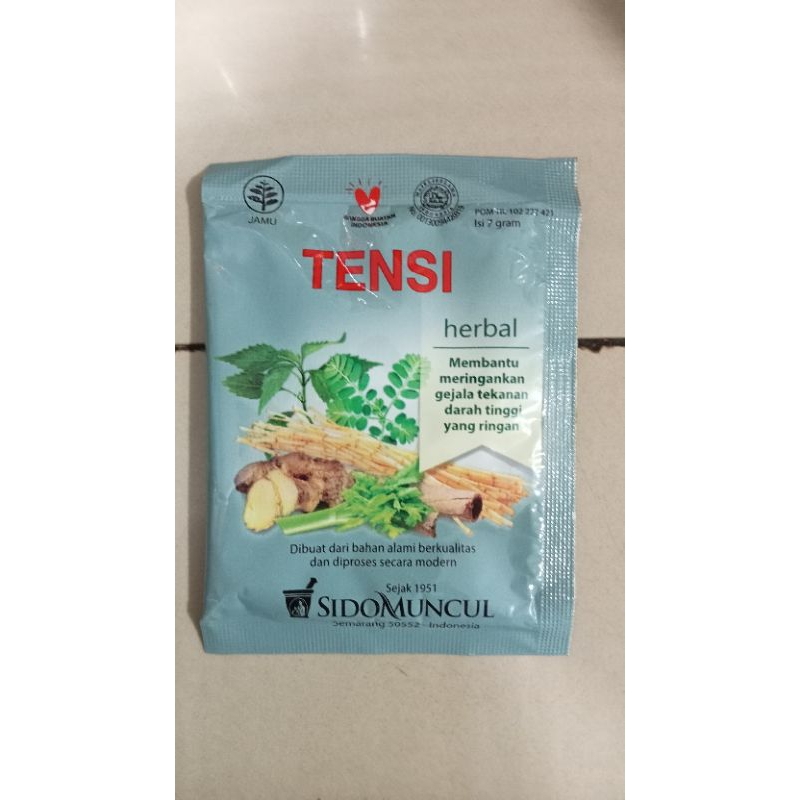 

Tensi Sidomuncul 1pack isi 10bungkus