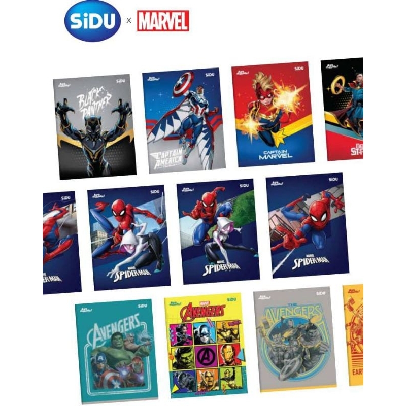 

Buku tulis Merk sidu isi 38 motif mix kak