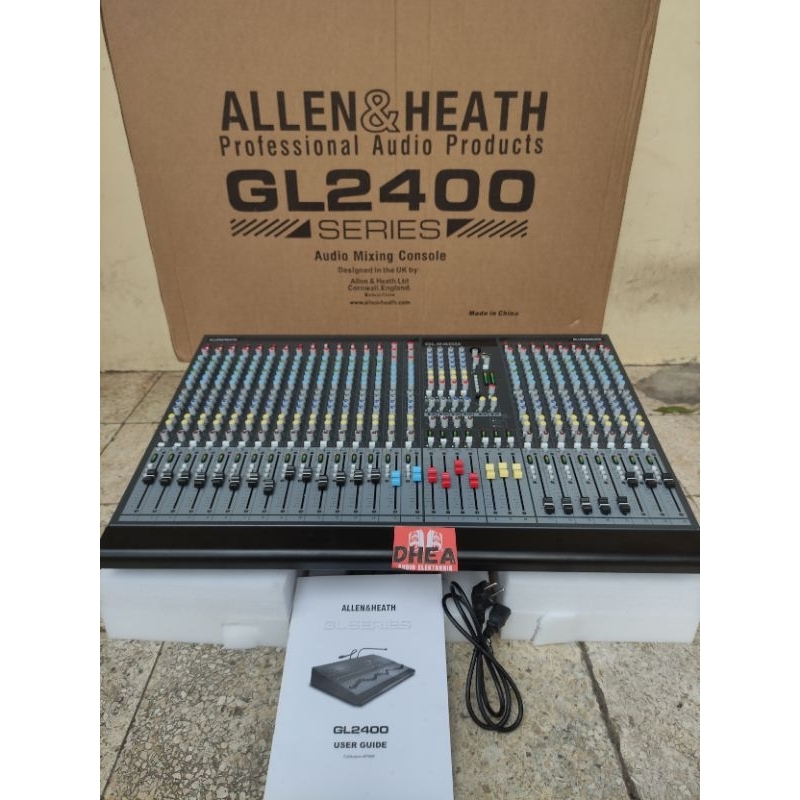 Mixer Audio ALLEN&HEATH GL2400 24CH Allen Heath GL 2400 24 Channel Grade A 6 AUX 4 GROUP With MATRIX