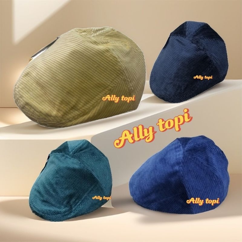 Topi pet pria wanita dewasa topi segi dewasa topi pelukis topi copet dewasa topi kodok dewasa topi b