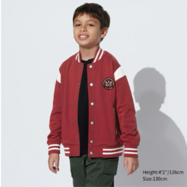 Jaket Varsity Kids Jacket Sweat Stadium Uniqlo Original SALE Ready Stock