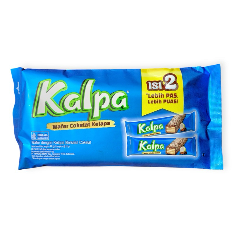 

KALPA - WAFER COKLAT KELAPA (44g / 2 Bubgkus @22g)