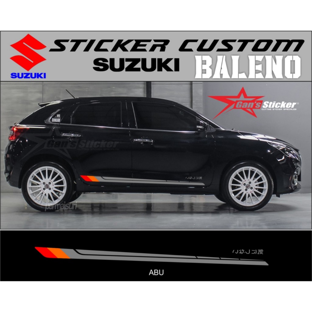 STICKER SUZUKI BALENO AKSESORIS SUZUKI BALENO