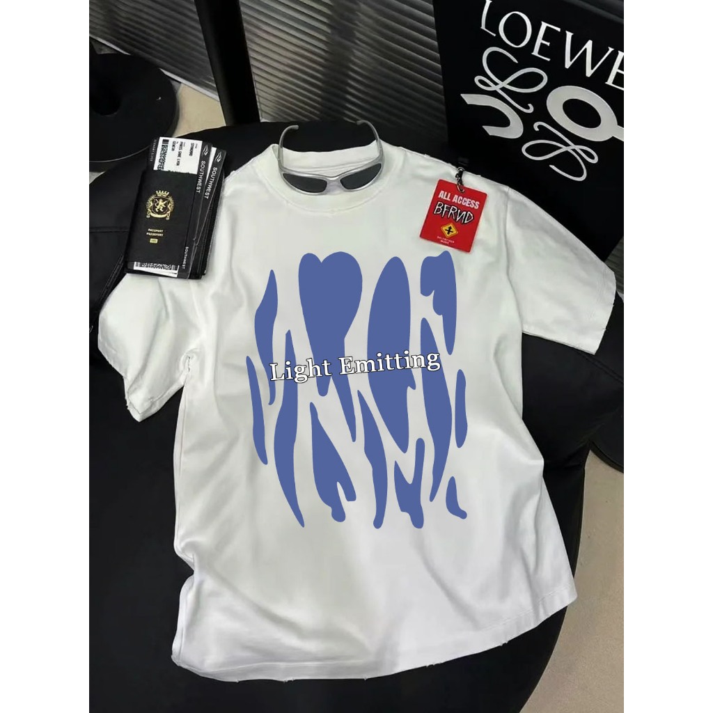 Korea Style T-shirt Oversize | Kaos Wanita Putih| Kaos pria dan wanita