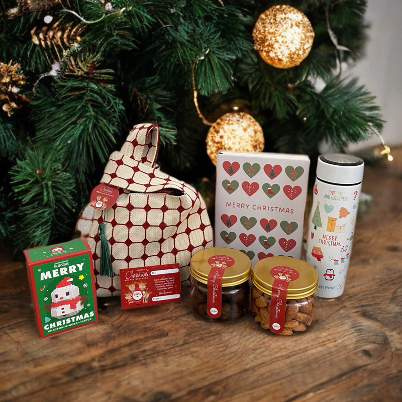 

BISA INSTAN • Hampers Natal Knot Bag Christmas Gift • Bingkisan kado natal nataru xmas gift box kue kering natal ekonomis terjangkau premium hari raya natal hampers natal tumbler botol minum notebook cookies craft diy perusahaan corporate murah