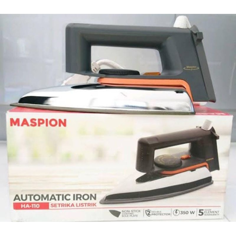 Setrika maspion (Tipe ha 110) lapis stainless