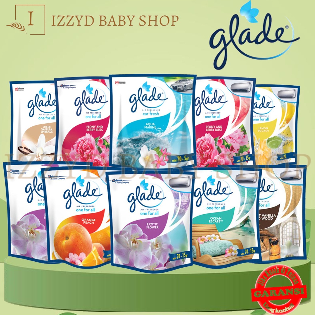 Makin laris Glade refill gantung one for all pewangi mobil dan ruangan