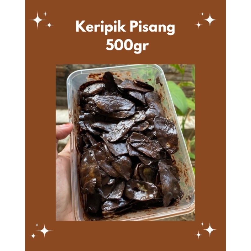 

500gr Keripik Pisang Coklat Lumer Renyah