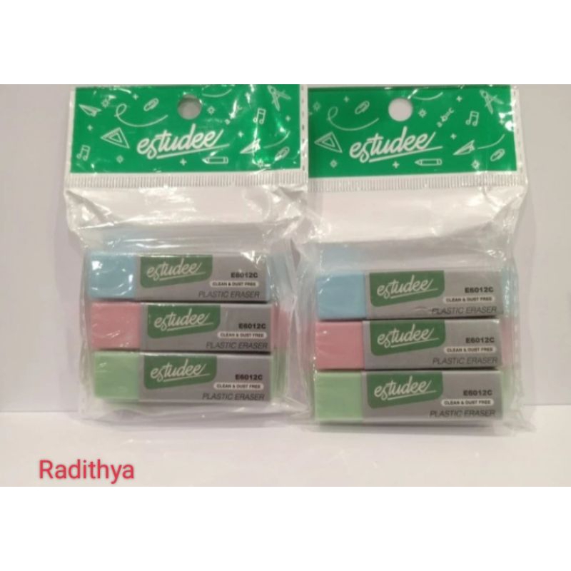 

Estudee Eraser/(Penghapus pensil colour)
