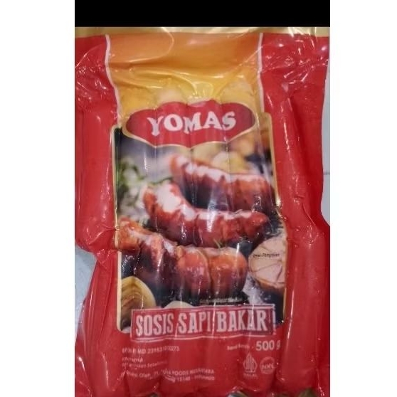 

Yomas sosis bakar sapi mini 500g