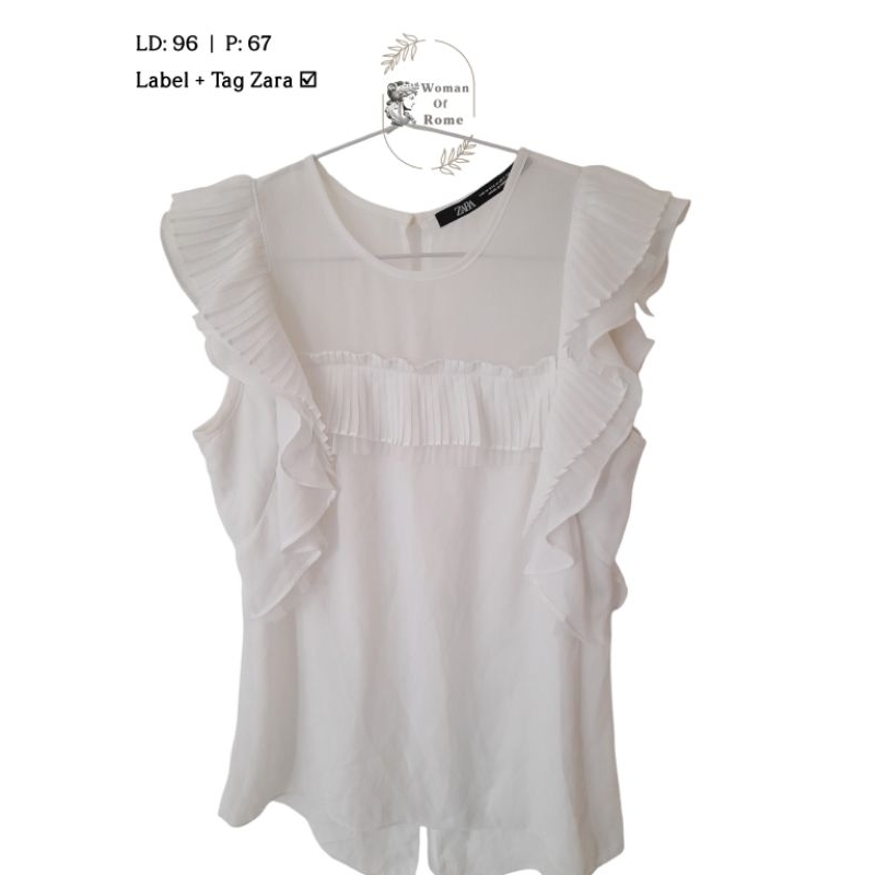 Zara Blouse White