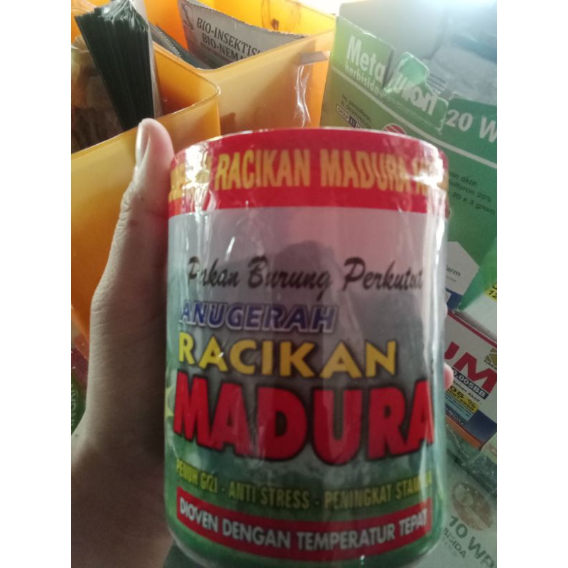 pakan burung racikan madura