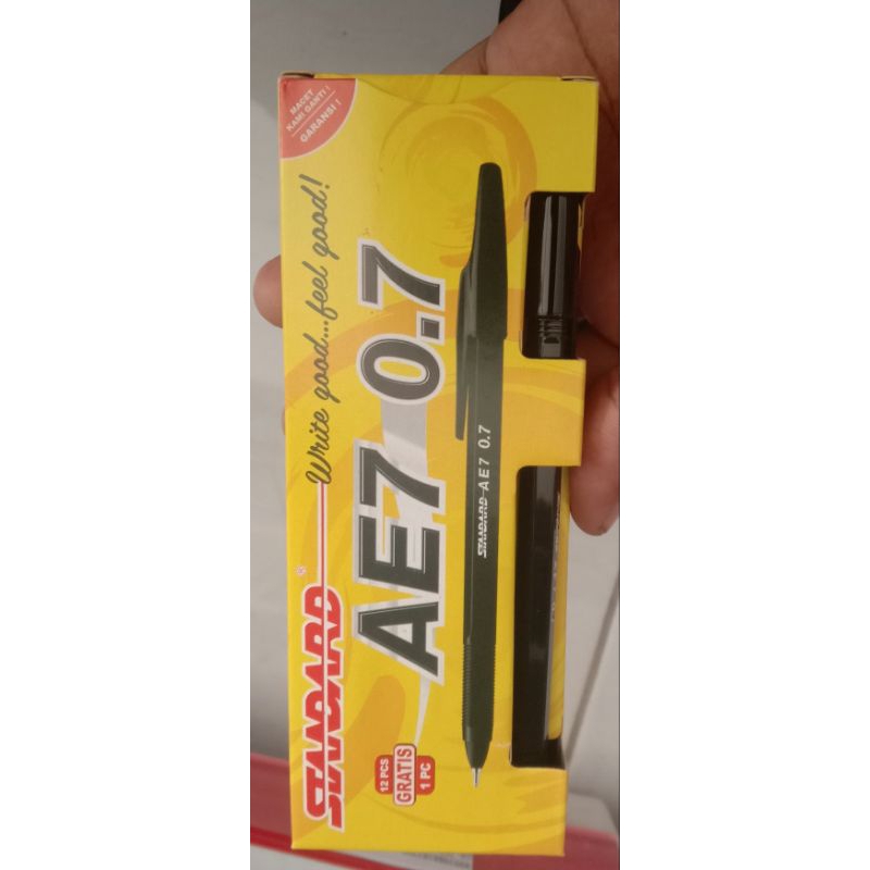 

Pulpen standar AE7 kmeasan bonus 1pcs