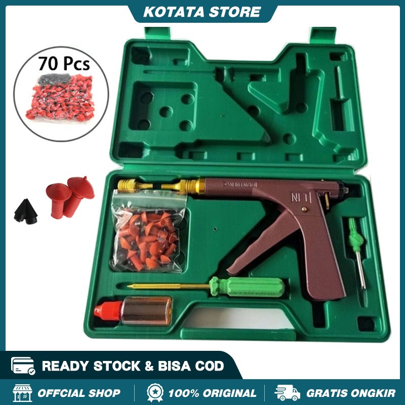 [Ready stock]Alat Tambal Ban Tubles Tubeless Roda Vacuum Alat Tambal Ban Tubles Gun Bentuk Tembak Al