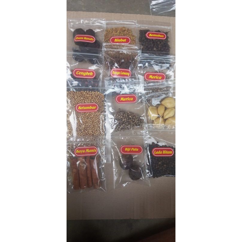 

Rempah ekonomis kayu manis-ketumbar -merica- kapulaga - pala - miri- pekak - lada hitam