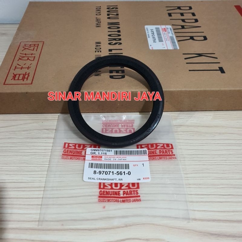 OIL SEAL KER AS SEAL CRANKSHAFT BELAKANG ISUZU PANTHER 2.500CC