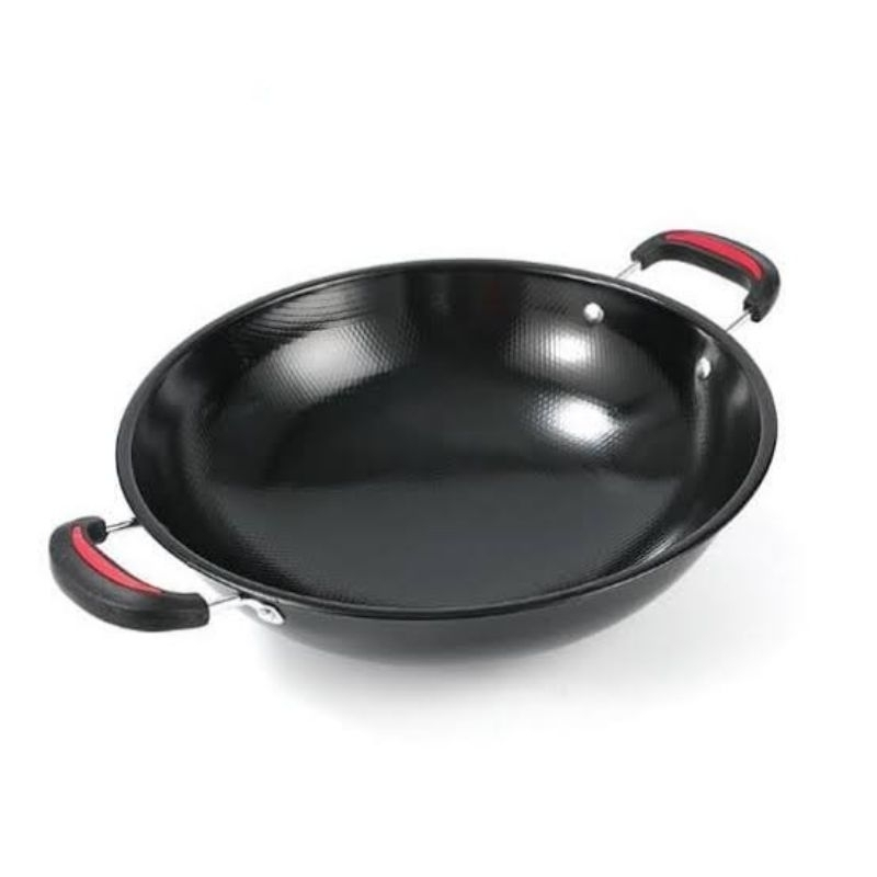 (RGS) Wajan enamel KUPING 32cm - Wajan Penggorengan / Wajan anti lengket enamel Wajan enamel kuping 