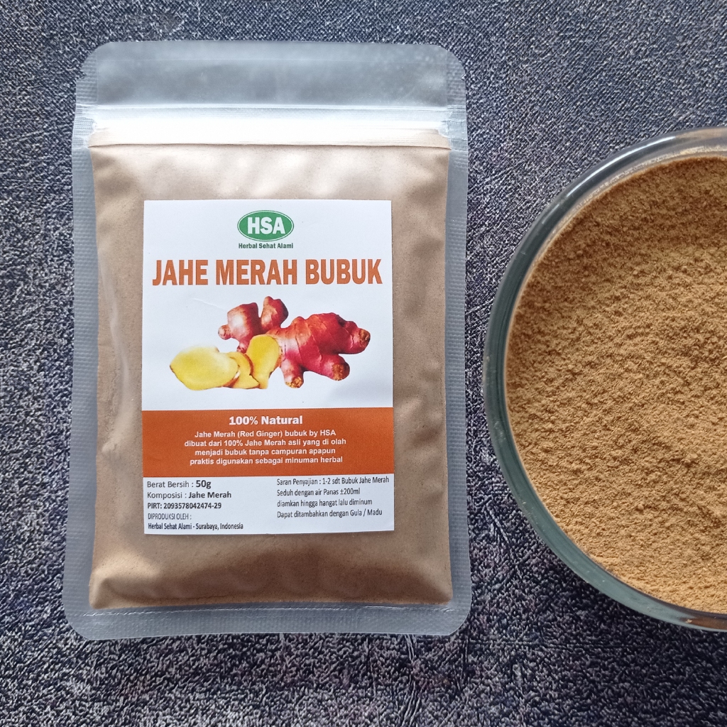 

JAHE MERAH BUBUK TANPA CAMPURAN ASLI 100% ORIGINAL