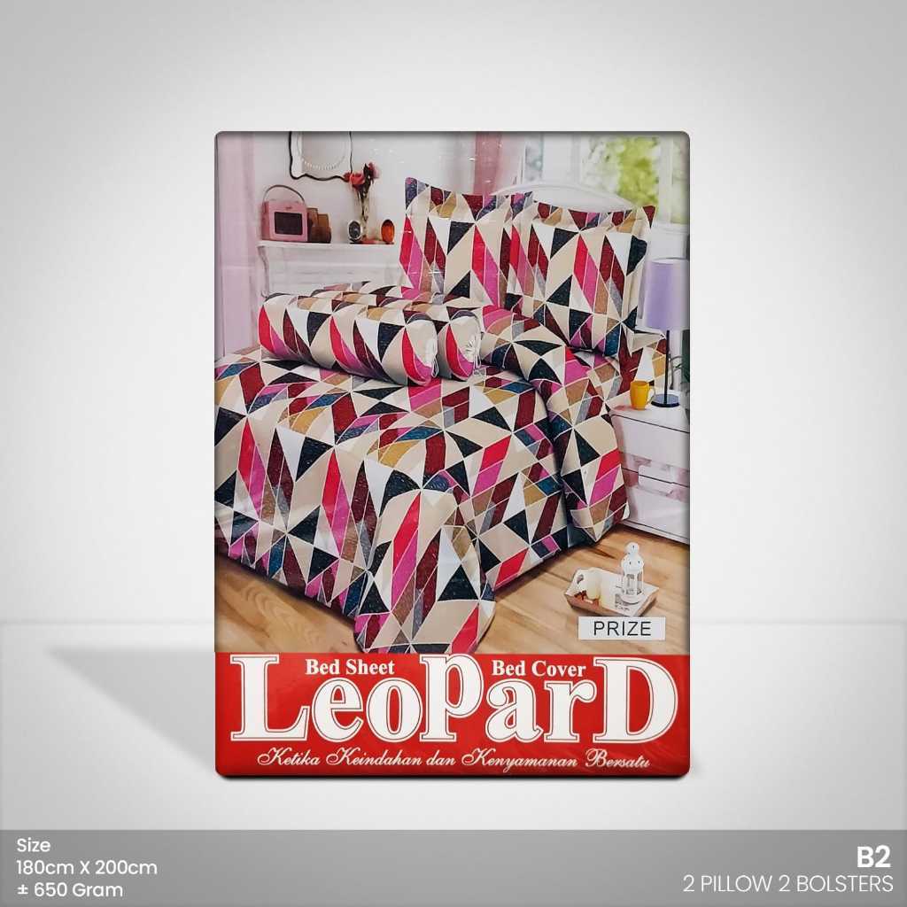 SPREI MURAH NO 3 SINGLE / SPREI TERMURAH DI MAKASSAR leopard 120 x 200cm [[Gallery Batik Makassar]]