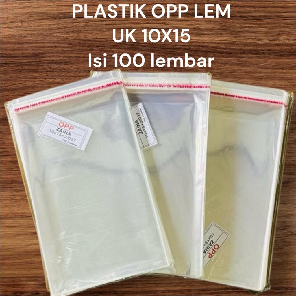 

Plastik opp lem 10x15+03/27 micron 1 pak isi 100 lembar