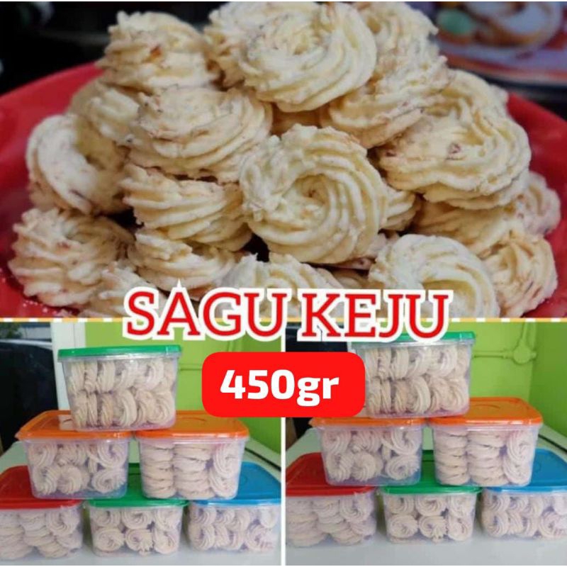 

Kue Sagu Keju | Kue Kering Toples 450gr