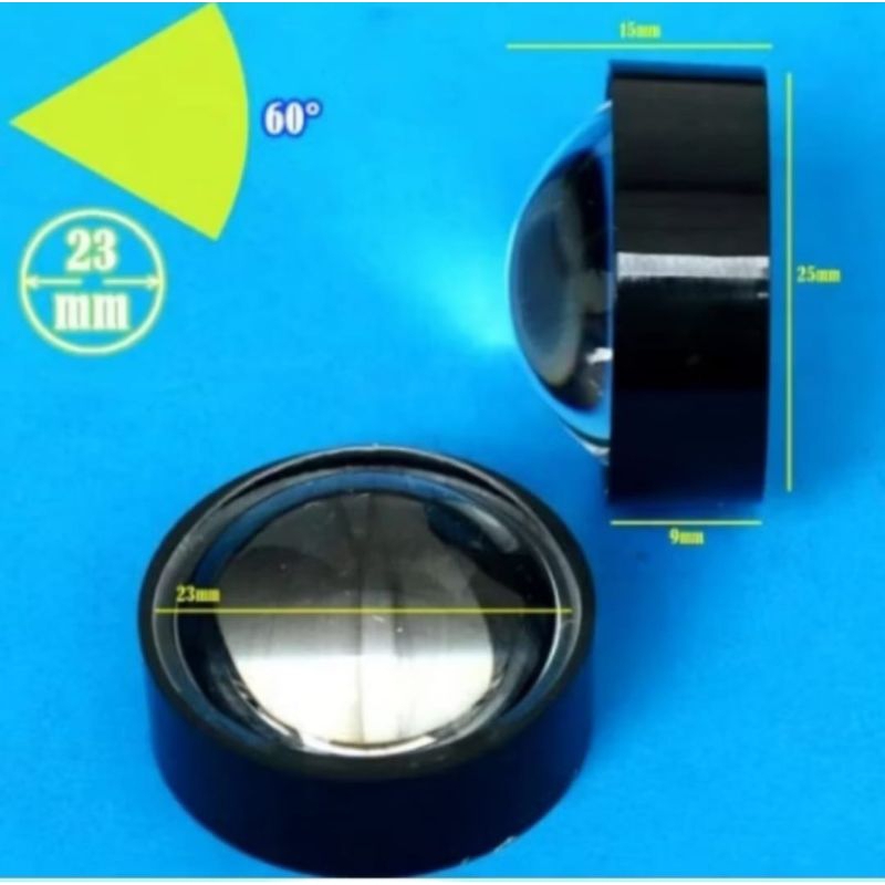 Lensa LED hpl 3 watt 60 derajat Plano convex