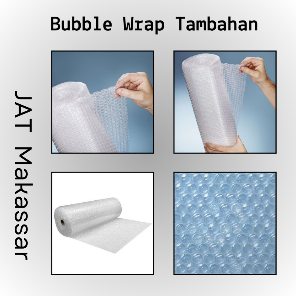 

BUBBLE WRAP TAMBAHAN PACKING AGAR LEBIH AMAN