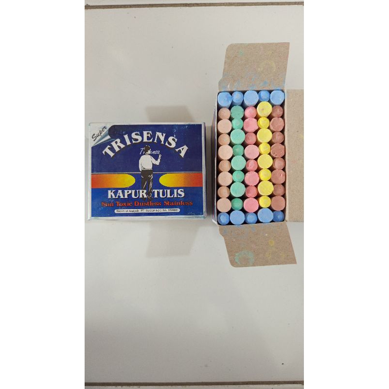 

Kapur tulis/kapur murah/kapur warna warni Merk TRISENSA