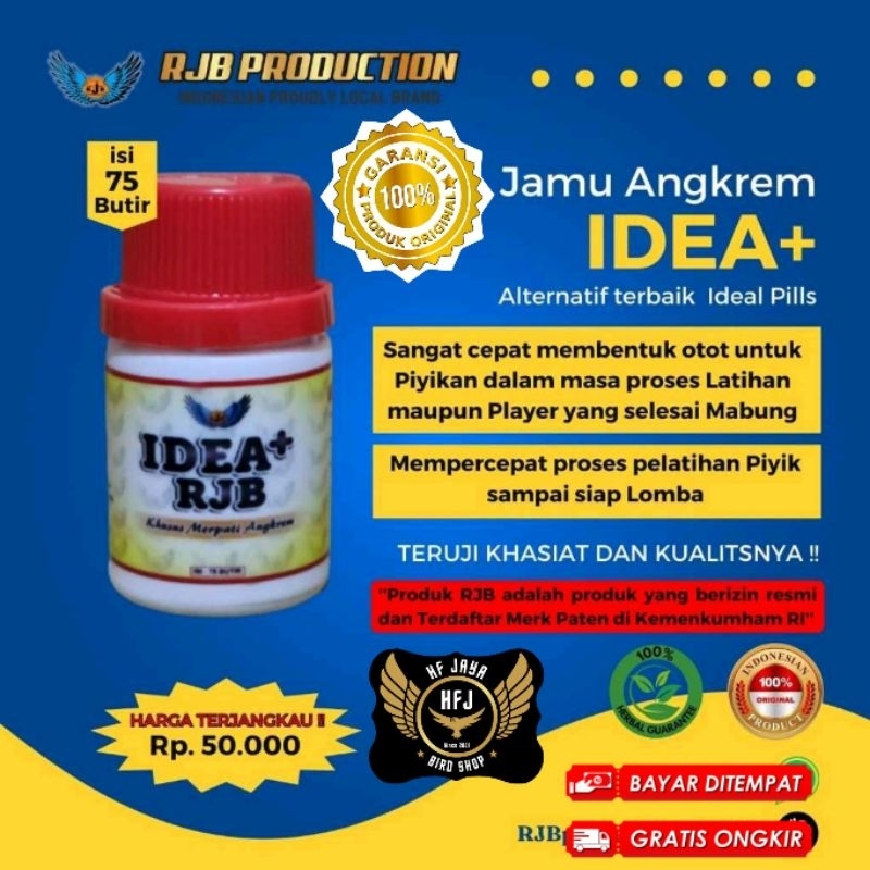 IDEA+ RJB MERPATI JAMU KHUSUS ANGREM 1 BOTOL ORIGINAL RJB