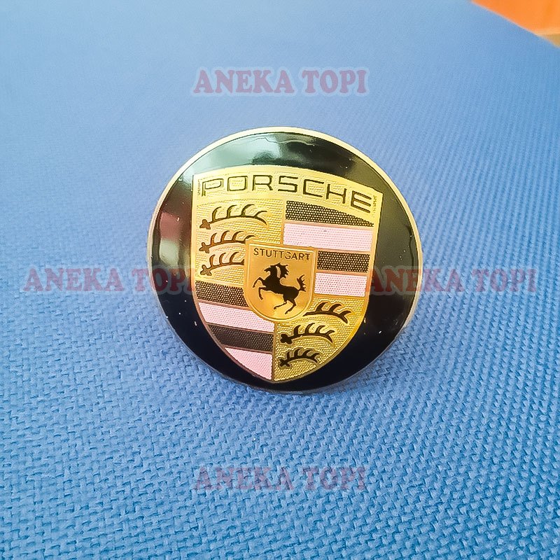 Emblem Grill Porsche Emblem Grill Tempelan Mobil Emblem Grill Mobil - Aneka Topi
