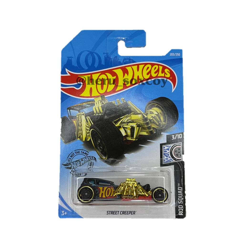 SB - HOTWHEELS HOT WHEELS STREET CREEPER HITAM GOLD