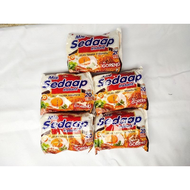 

( 5 Pcs ) Mie Sedaap Goreng 91g