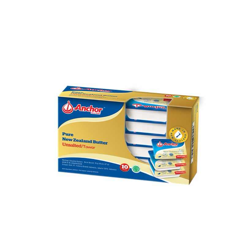 

ANCHOR Unsalted & Salted Butter Pure New Zealand Butter.