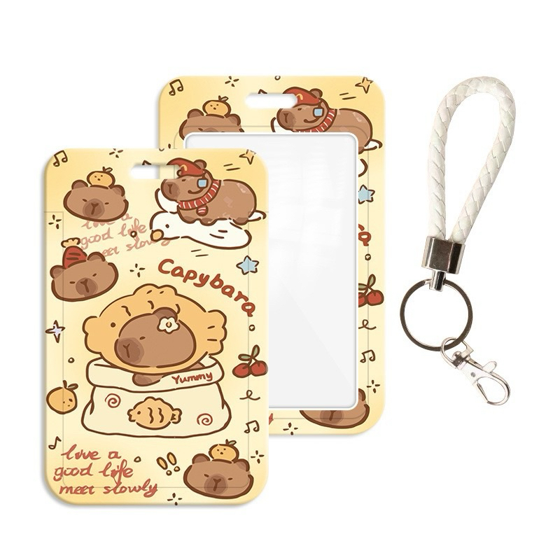 

[ CAPYBARA ] ID CARD HOLDER LUCU KAWAII / TEMPAT KARTU / TEMPAT PHOTOCARD / KPOP