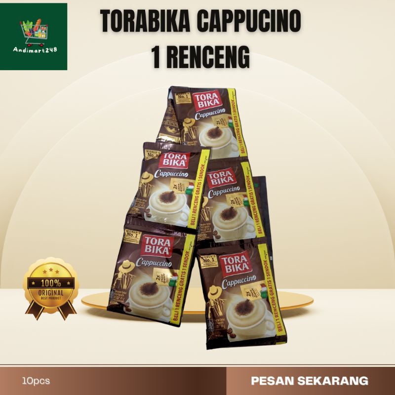 

Goodday Cappucino Torabika Cappucino Kopi Cappucino 1 Renceng 10pcs