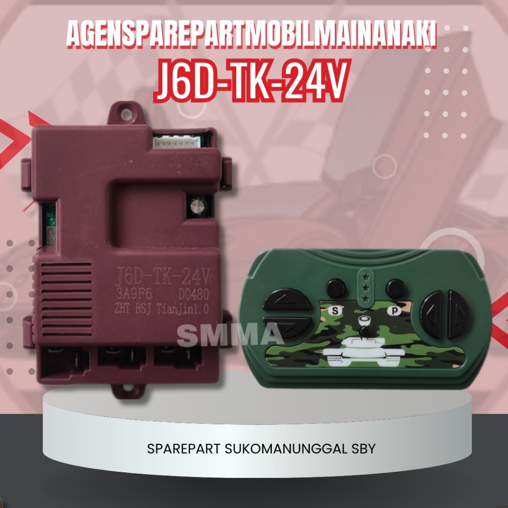 ⚡Ready⚡Remote Control Bluetooth + Receiver J6D-TK-24V mobil/motor mainan aki Anak