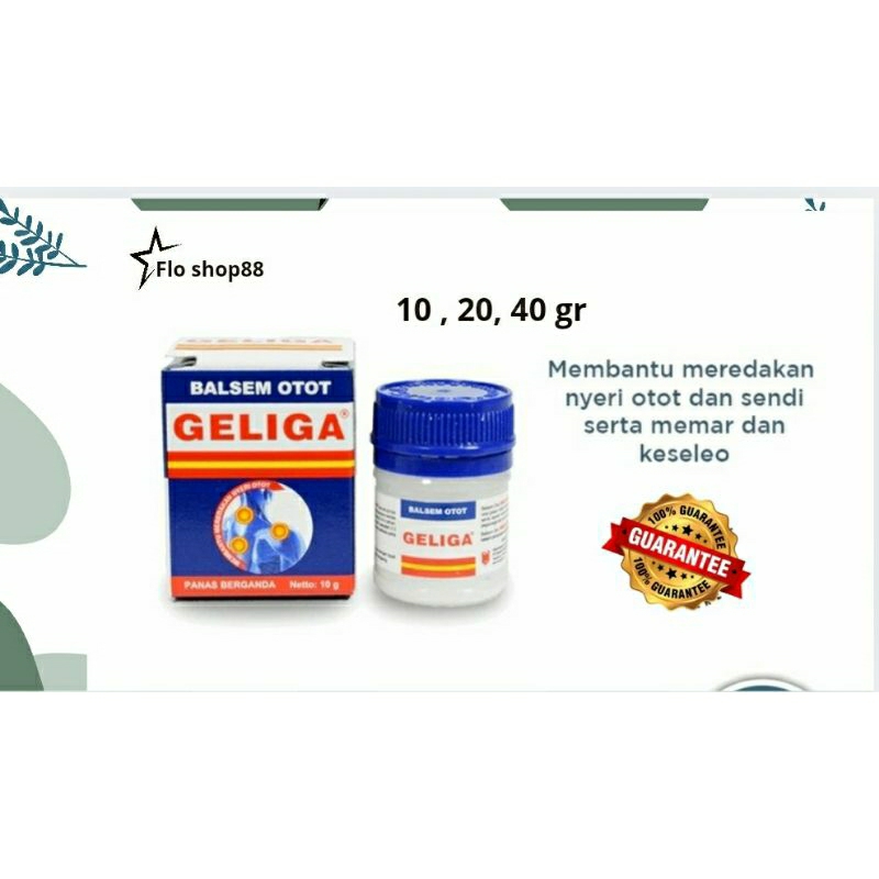 A - GELIGA BALSEM / GELIGA BALSEM 40GR / GELIGA / GELIGA 20GR
