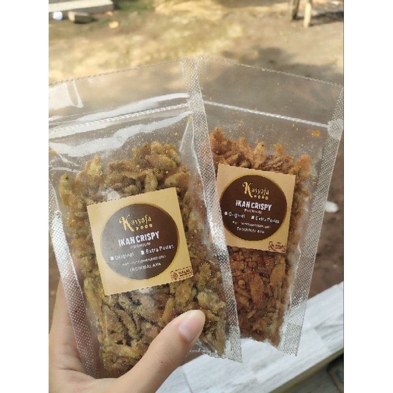 

ikan crispy Baby fishh original&pedas.