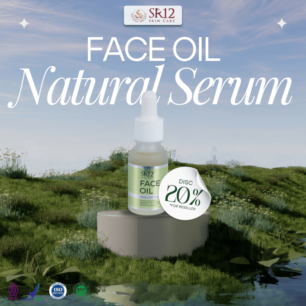 SERUM NATURAL SR12 -  FACE OIL NATURAL SERUM - SERUM WAJAH