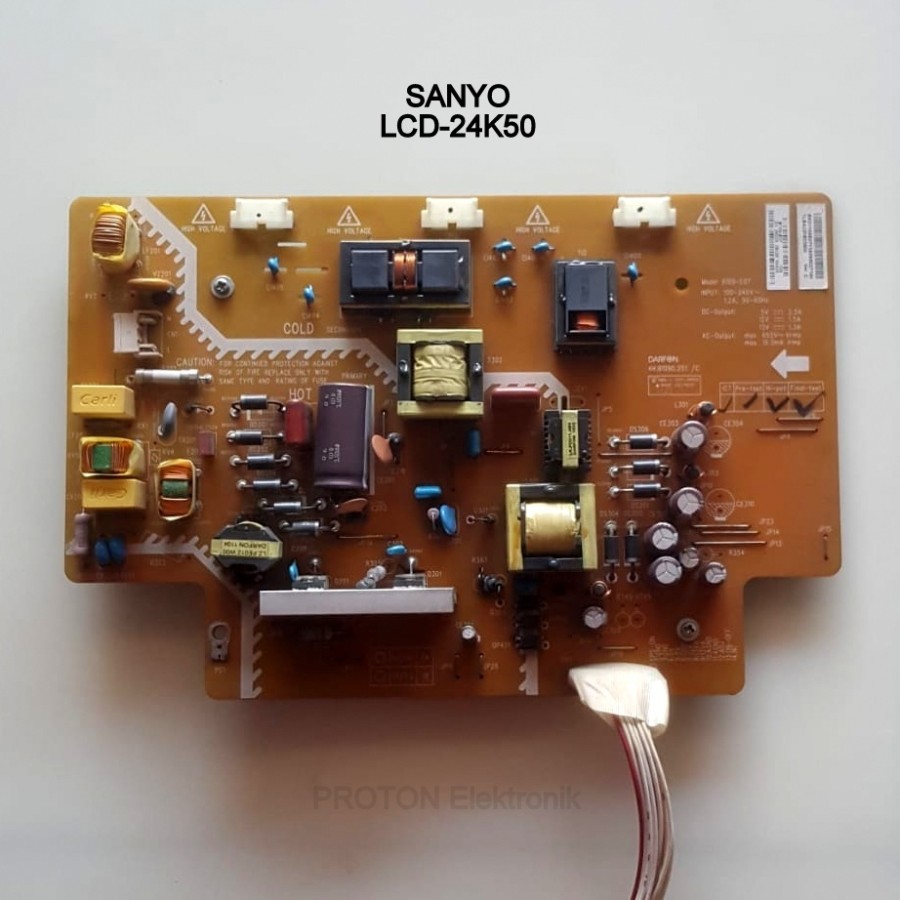 PSU LCD TV Sanyo LCD-24K50(W)-00 24K50 Panasonic Viera TH-L24C28G TH L24C28G Mesin Power Supply B109