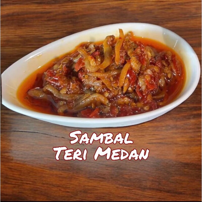 

Paket 6 botol Sambal Teri Medan 100% Halal