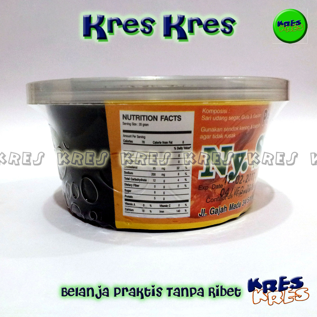 

PAKET GROSIR Ny Siok Petis Udang Sidoarjo