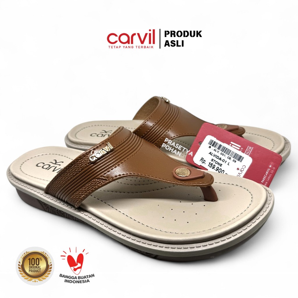 Sandal Wanita Carvil Original - Sendal Wanita Original Carvil Premium