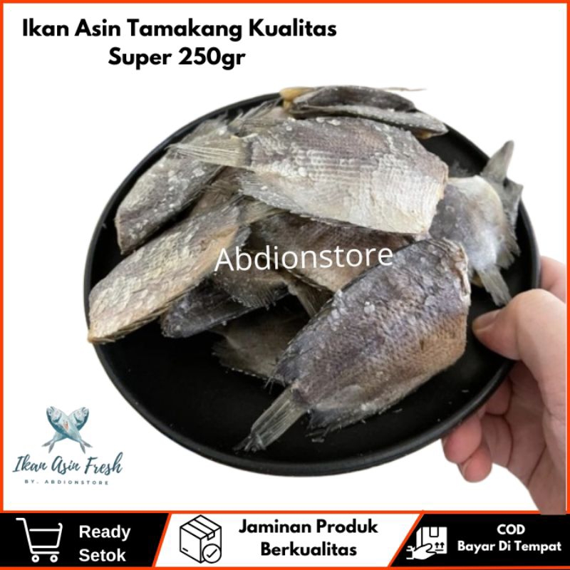

Murah Ikan Asin Tamakang / Tambakang TemBakang / Betrik Kualitas Super Fresh 250gr Enak Terjangkau