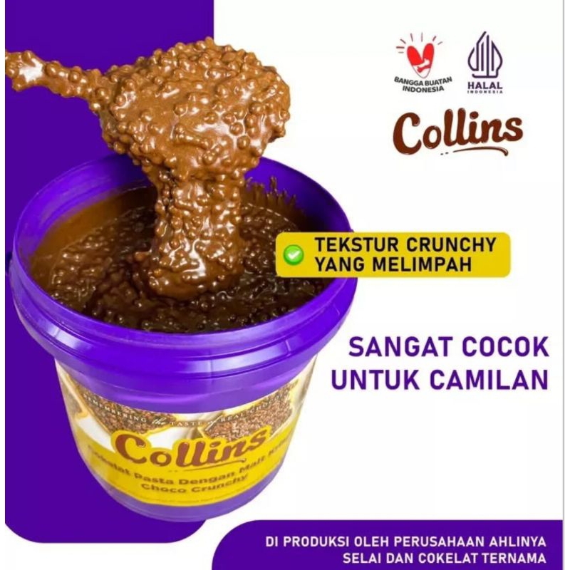 

Collins Choco Crunchy Teksur Crunchy Yang Melimpah 1 kg