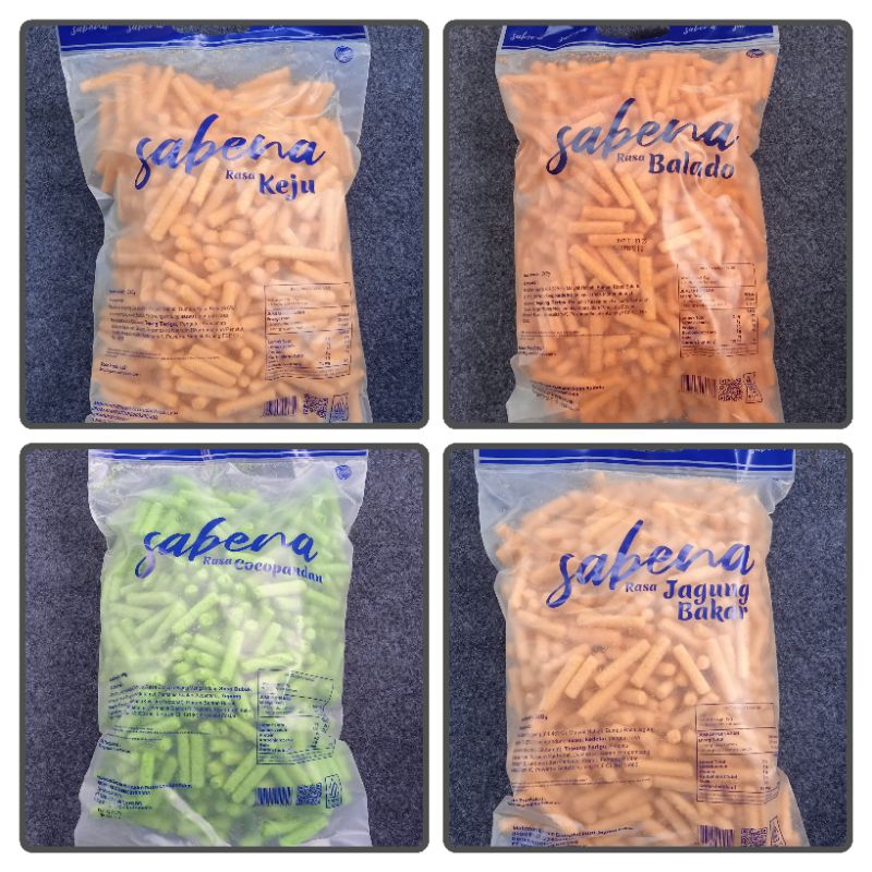 

Sabena Snack Stik kemasan terbaru 340gr / Rasa enak dan gurih / Sanck terlaris