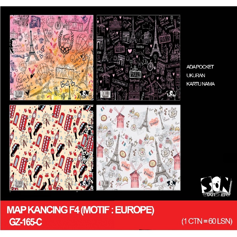 

SON MAP KANCING EUROPA F4 GZ-165-A