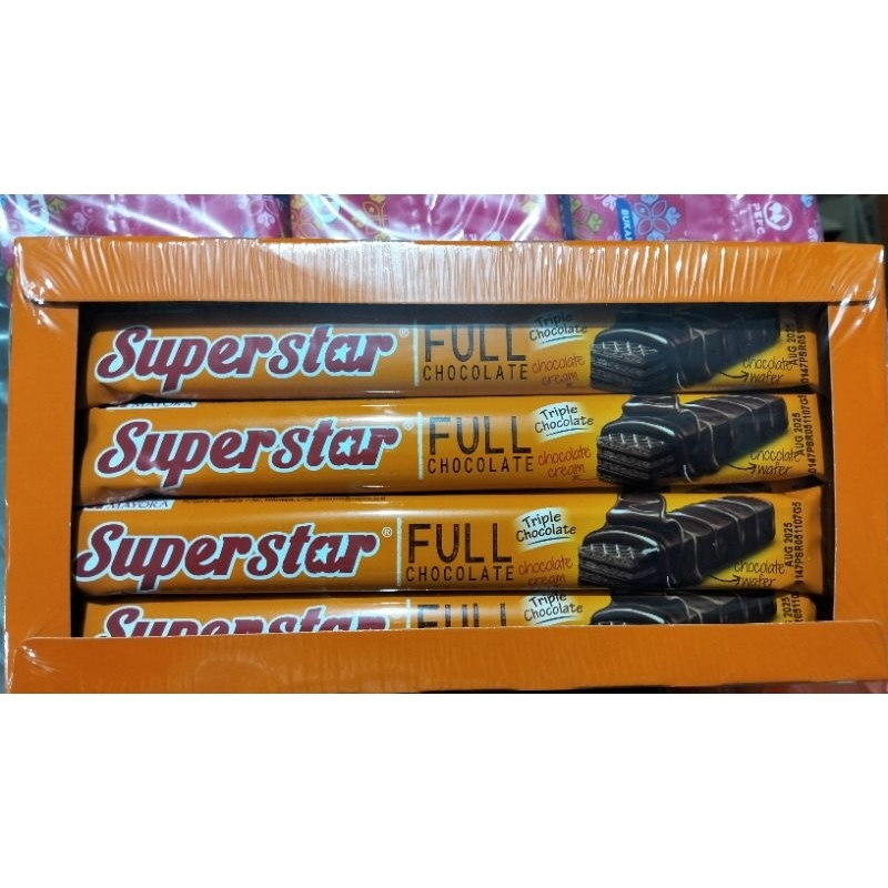 

SUPERSTAR WAFER TRIPLE COKELAT 20PCS/BOX/16g